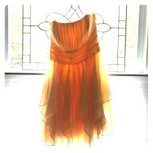 Canary Yellow David’s Bridal Bridesmaids dress